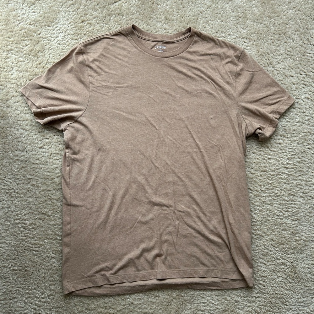 J. Crew Men's Tan T-Shirt